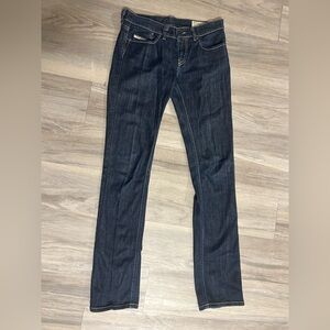 Diesel Women's Dark Indigo Straight Leg Jeans